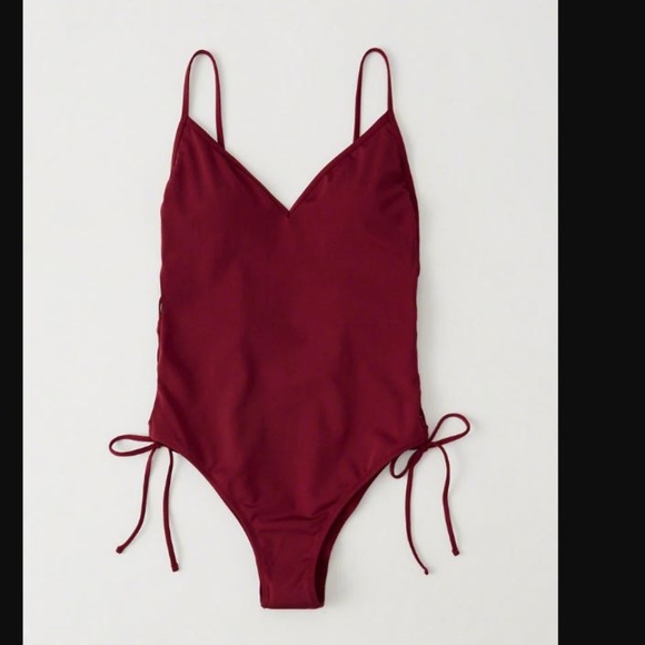 Abercrombie & Fitch Other - ABERCROMBIE & FITCH LACE-UP ONE PIECE SWIMSUIT M